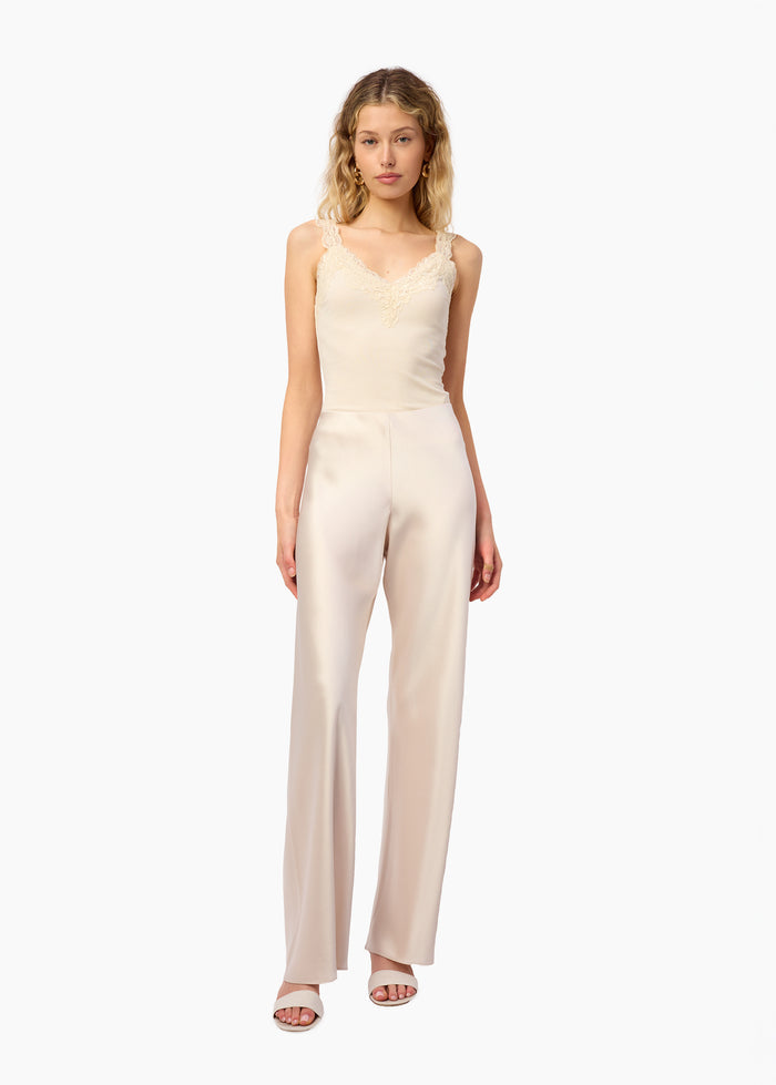 Bristol Mid Rise Pant Oat
