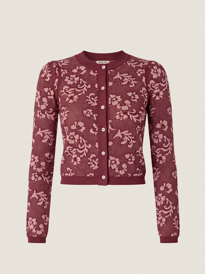 Bryn Jacquard Cardigan
