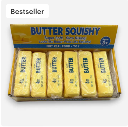 Butter Squishy Toy