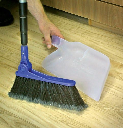 Camco Adjustable Broom In Use - Kitchen Floor Cleaning | United RV Parts