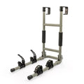 Silver Steel RV Ladder Mount Bike Rack - Three Quarter View | United RV Parts