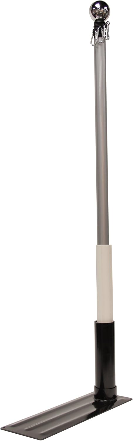 Camco 16ft Telescoping Flagpole - Full Length Side View | United RV Parts