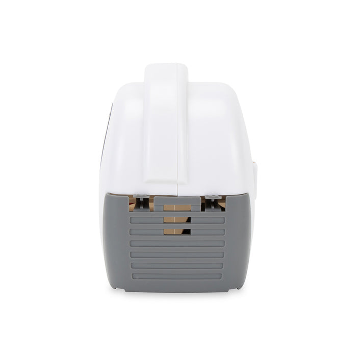 White Camco Fridge Airator - Back View with Vent Grilles | United RV Parts