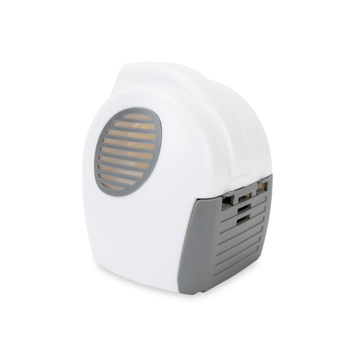 White Camco 44124 RV Fridge Airator - Angle View Fan Detail | United RV Parts