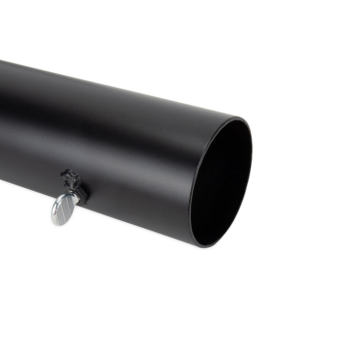 Black Metal Flag Pole Tube Close-Up - Thumb Screw Clamp Detail | United RV Parts