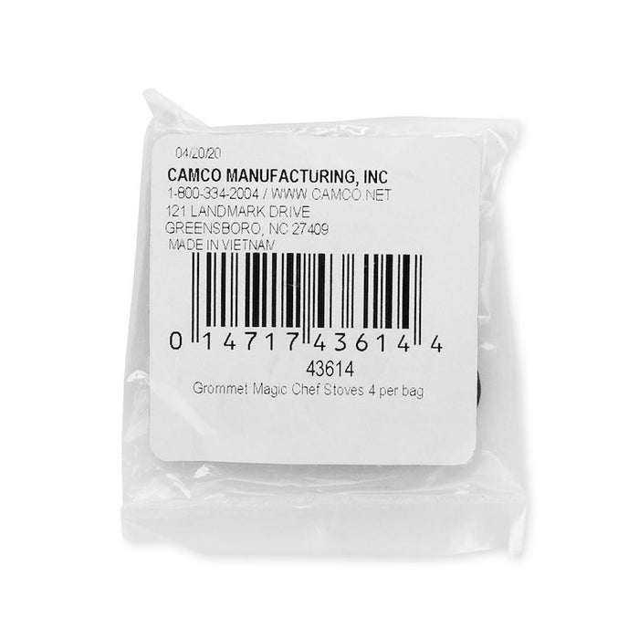 Camco 43614 Magic Chef Stove Grommets - Packaging Label with Barcode | United RV Parts