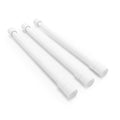 White Steel RV Cupboard Bars 3-Pack - Angled View | United RV Parts