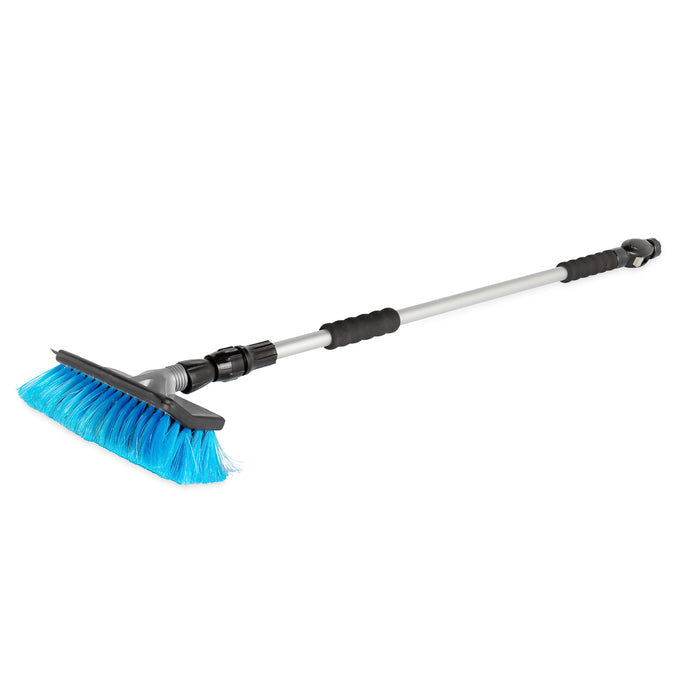 Blue Bristle RV Flow-Through Wash Brush 43633 - Side View | United RV Parts