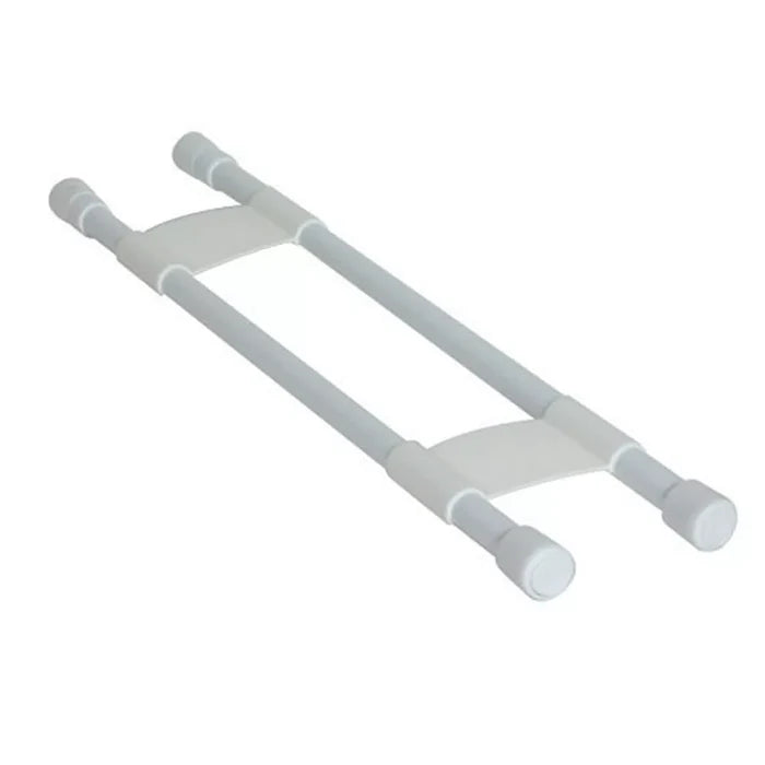 White Camco RV Refrigerator Bar 44074 - Side Angle View | United RV Parts