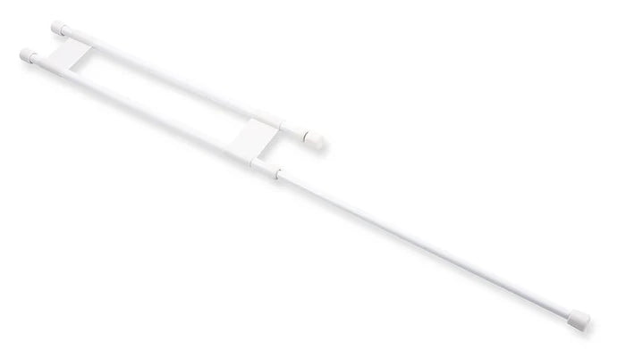 White Camco RV Refrigerator Bar - Top Diagonal View | United RV Parts