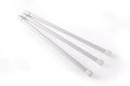 White Plastic RV Refrigerator Bars 44053 3-Pack - Angled View | United RV Parts
