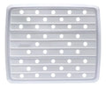 White Camco RV Sink Mat 43720 - Top View with Drainage Holes | United RV Parts