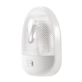 White Camco 41331 Single Dome LED Light with Toggle Switch - Left Angle View | United RV Parts