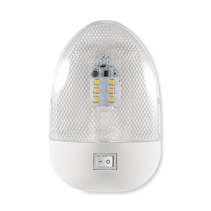 Camco 41331 Single Dome LED Light Warm White Bulb Detail - Front View | United RV Parts