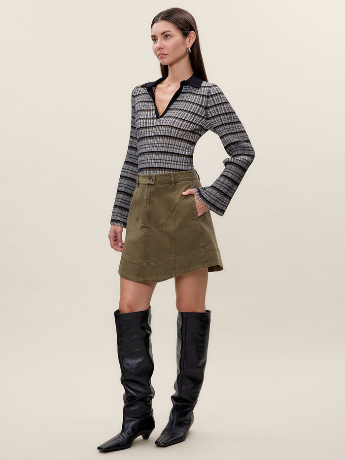 Carmen Garment Dyed Skirt