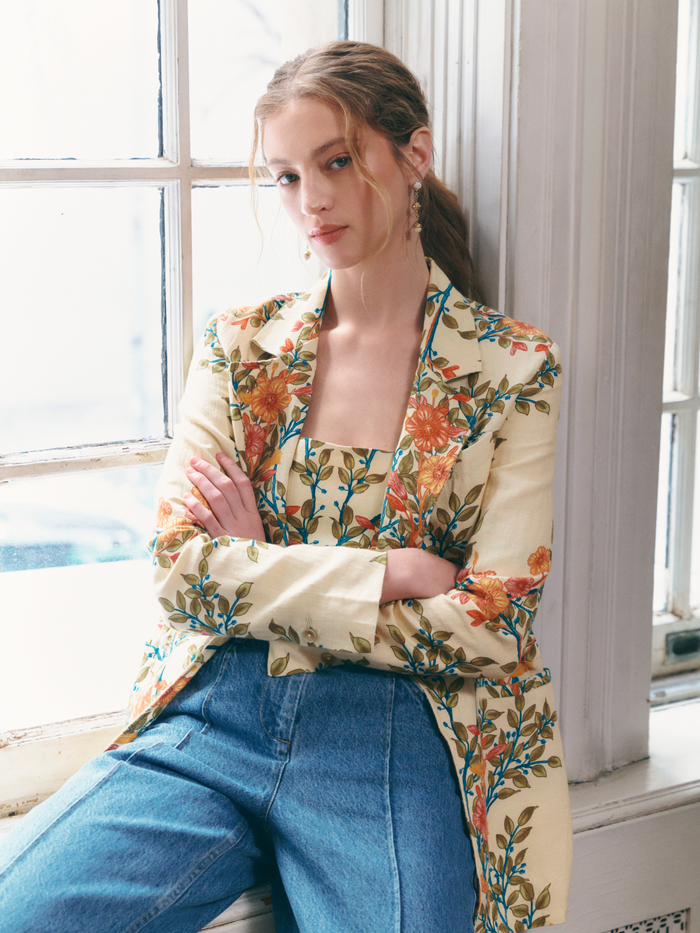 Cleo Printed Blazer