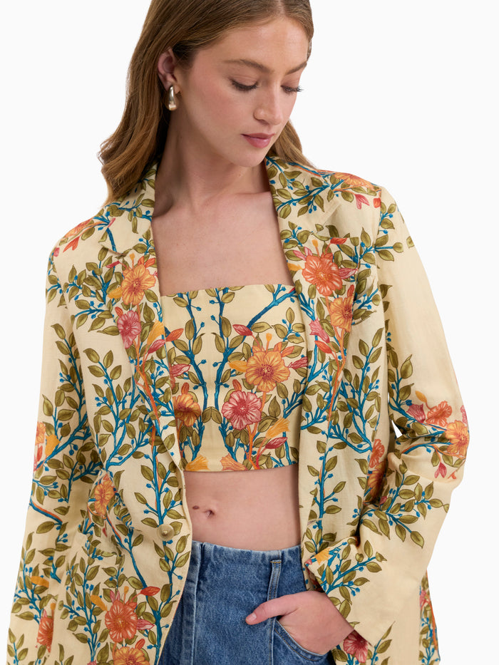 Cleo Printed Blazer