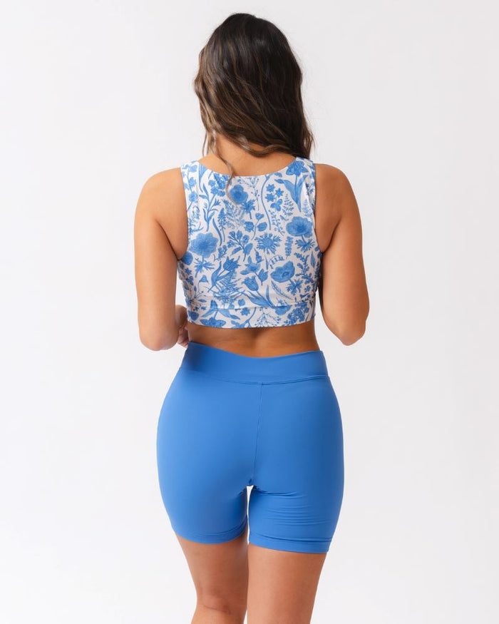 Coastline Blue Bike Short