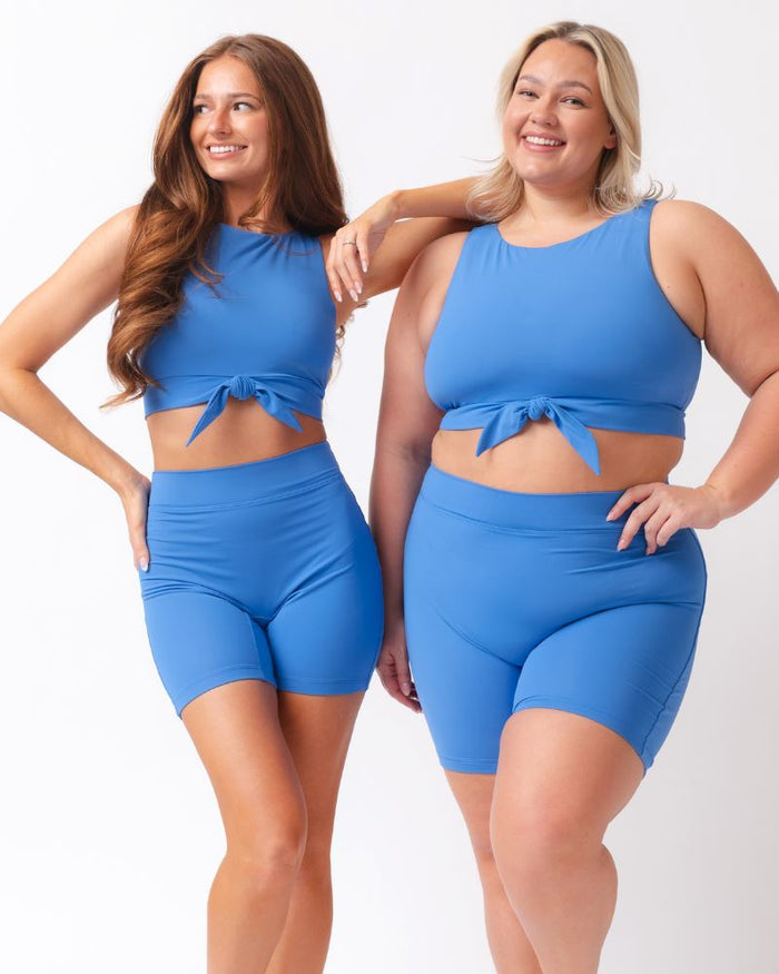 Coastline Blue Bike Short