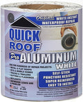 White CoFair Quick Roof Pro Aluminum Repair Tape 6x25ft Roll - Front Label View | United RV Parts