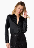 Crosby Silk Blouse Black