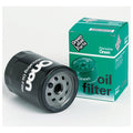 Black Cummins Onan 122-0800 Generator Oil Filter - Side View with Packaging | United RV Parts