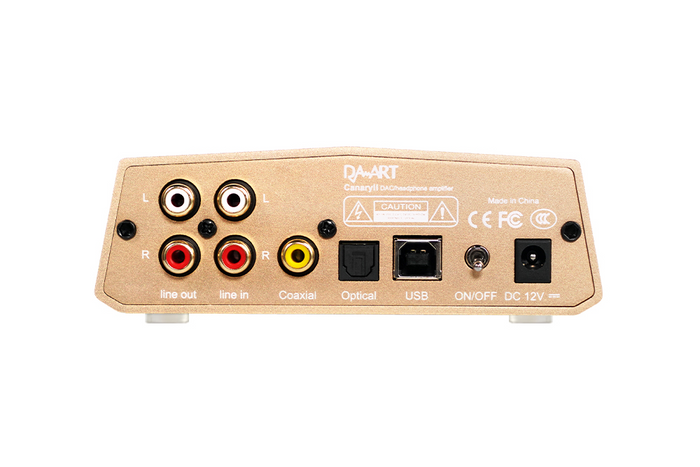 DAART CANARY II ESS9038Q2M Desktop DAC & Headphone Amplifier (YULONG)