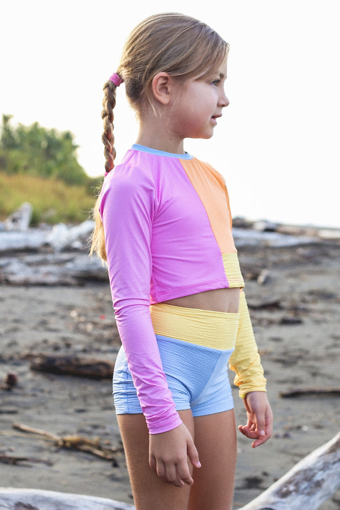 Dkoko Mini Crop Rashie Arco Iris