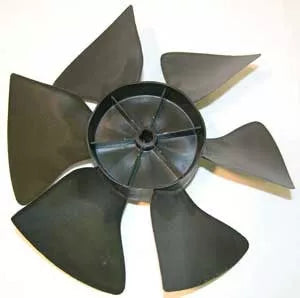 Black Plastic Dometic Brisk Air Fan Blade 3313107.015 - Top View | United RV Parts