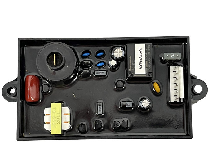 Black Ignition Control Circuit Board - Top View Detail | United RV Parts