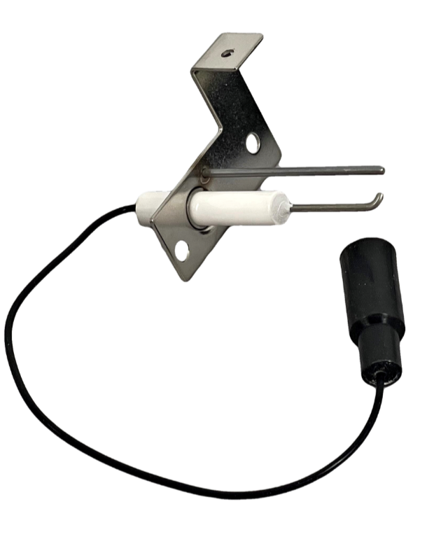 Metal Water Heater Electrode Assembly with Wire - Side View | United RV Parts