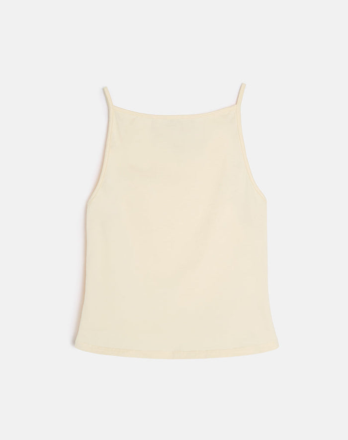 Image of Dudley Vest Top in Buttermilk
