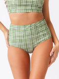 Forage Floral / Fern Gingham Reversible Ultra High-Waist Bottom