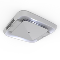 White Furrion Chill RV AC Distribution Box with LED Light - Bottom Angle View | United RV Parts