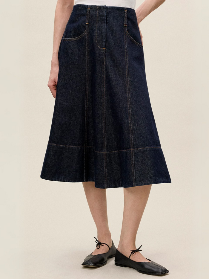Gabrielle Denim Skirt
