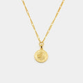 Get Back St. Christopher Figaro Medallion Necklace