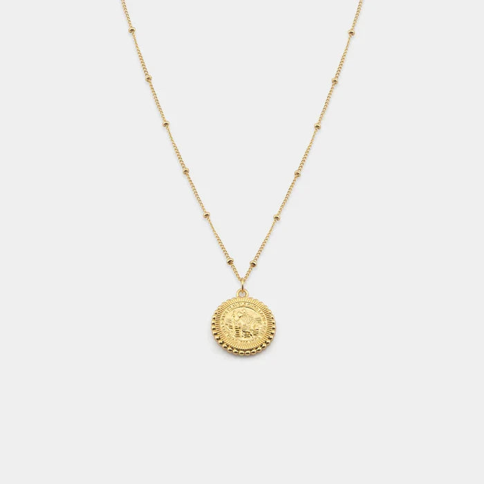 Get Back St. Christopher Satellite Coin Necklace