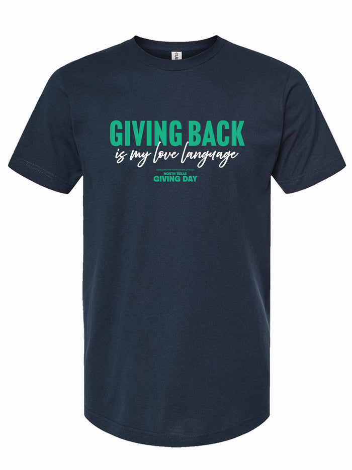 Giving Back Is My Love Language T-Shirt