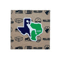 GOAT Patch featuring Texas silhouette with a basketball player design, perfect for enhancing your jean jacket. A great Texas themed gift, this Texas Made Gift is a unique souvenir from Texas, ideal for fans of Dallas souvenirs and Texan gifts.