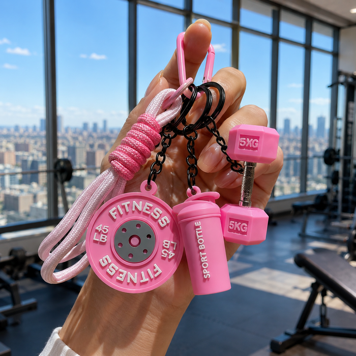 Gym lover keychains