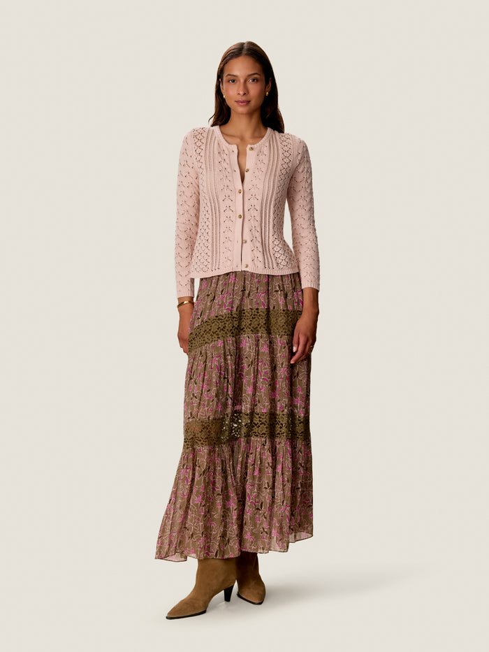 Hannah Pointelle Cardigan