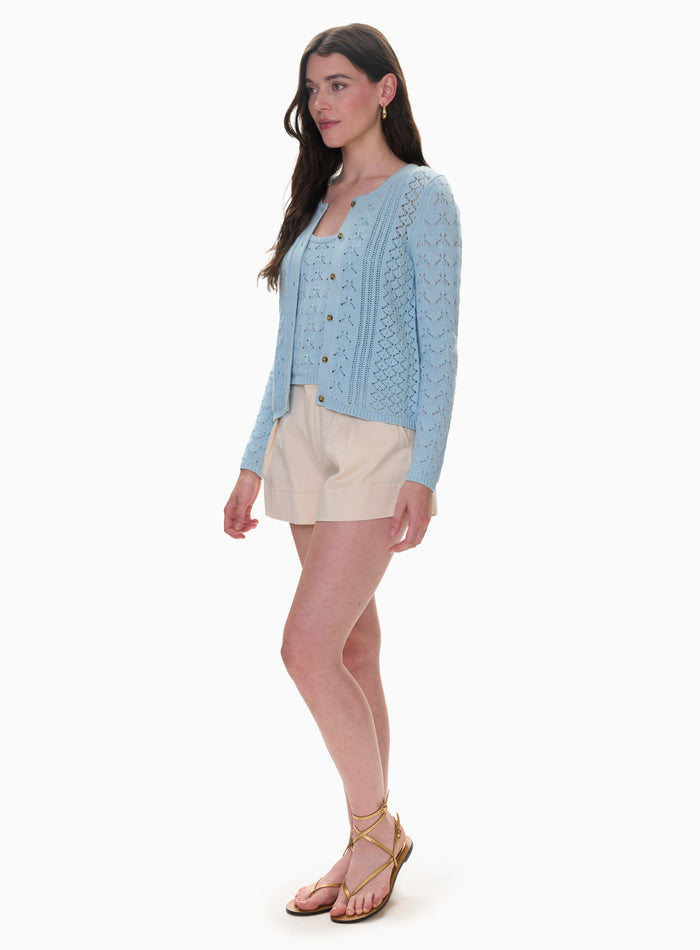 Hannah Pointelle Cardigan