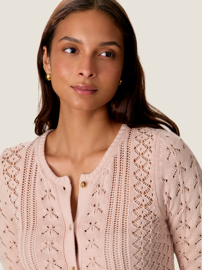 Hannah Pointelle Cardigan