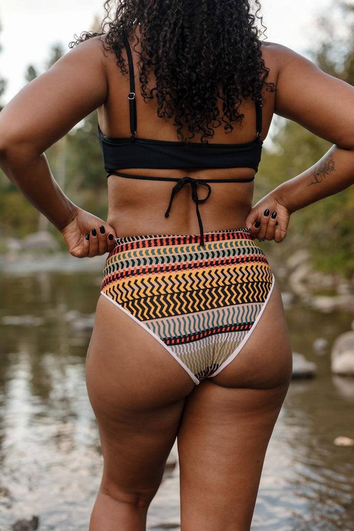 High Tied French Cut Bikini Bottoms - LOCAL'S SUMMER