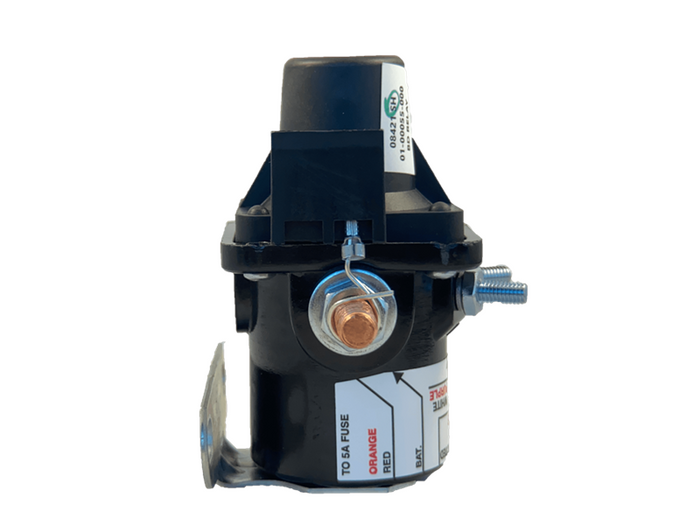Black Intellitec Battery Disconnect Relay - Side Connection Detail | United RV Parts