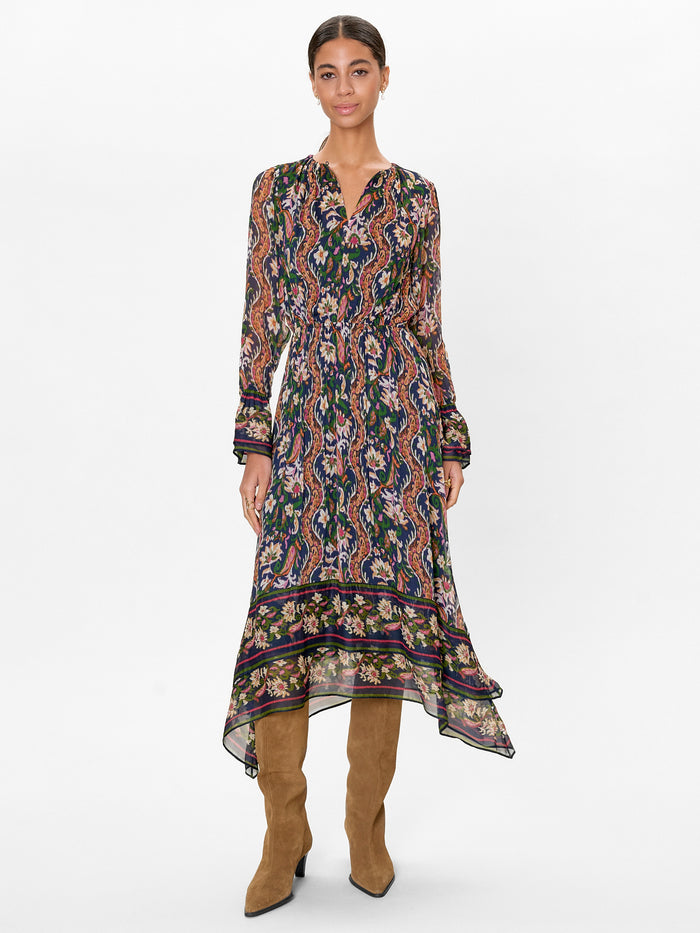 Isha Long Sleeve Dress