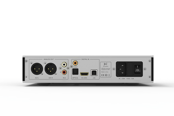 J.C Acoustics UDP-5 Dual ES9039Q2M Desktop DAC & Headphone Amplifier