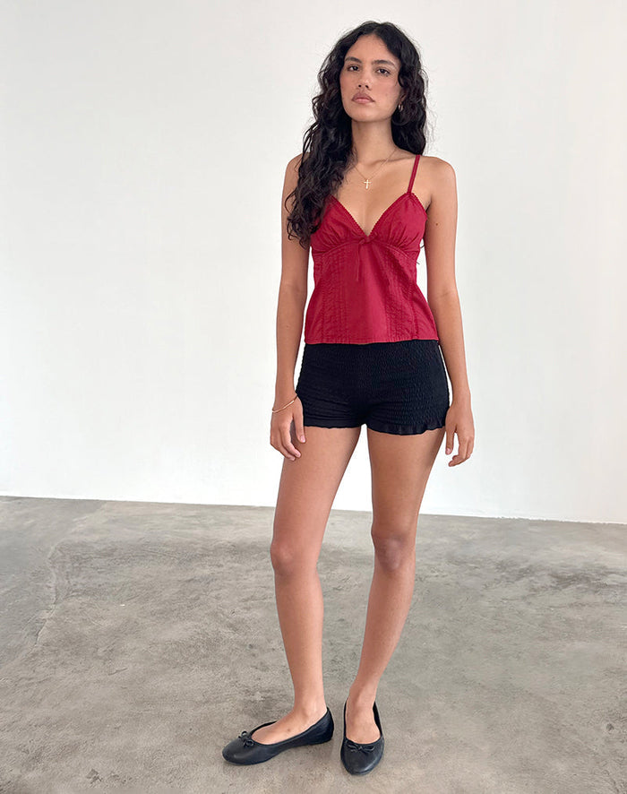 Image of Jepuni Cami Top in Adrenaline Red