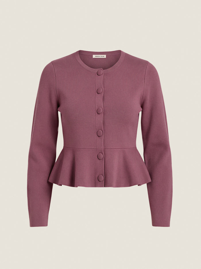 Jocelyn Peplum Cardigan