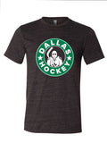 Kids Dallas Hockey T-shirt featuring a fun graphic design perfect for young hockey fans. A great Texas themed gift for children, this shirt combines comfort with style, making it an ideal souvenir from Texas and a wonderful addition to any Texan gifts collection.